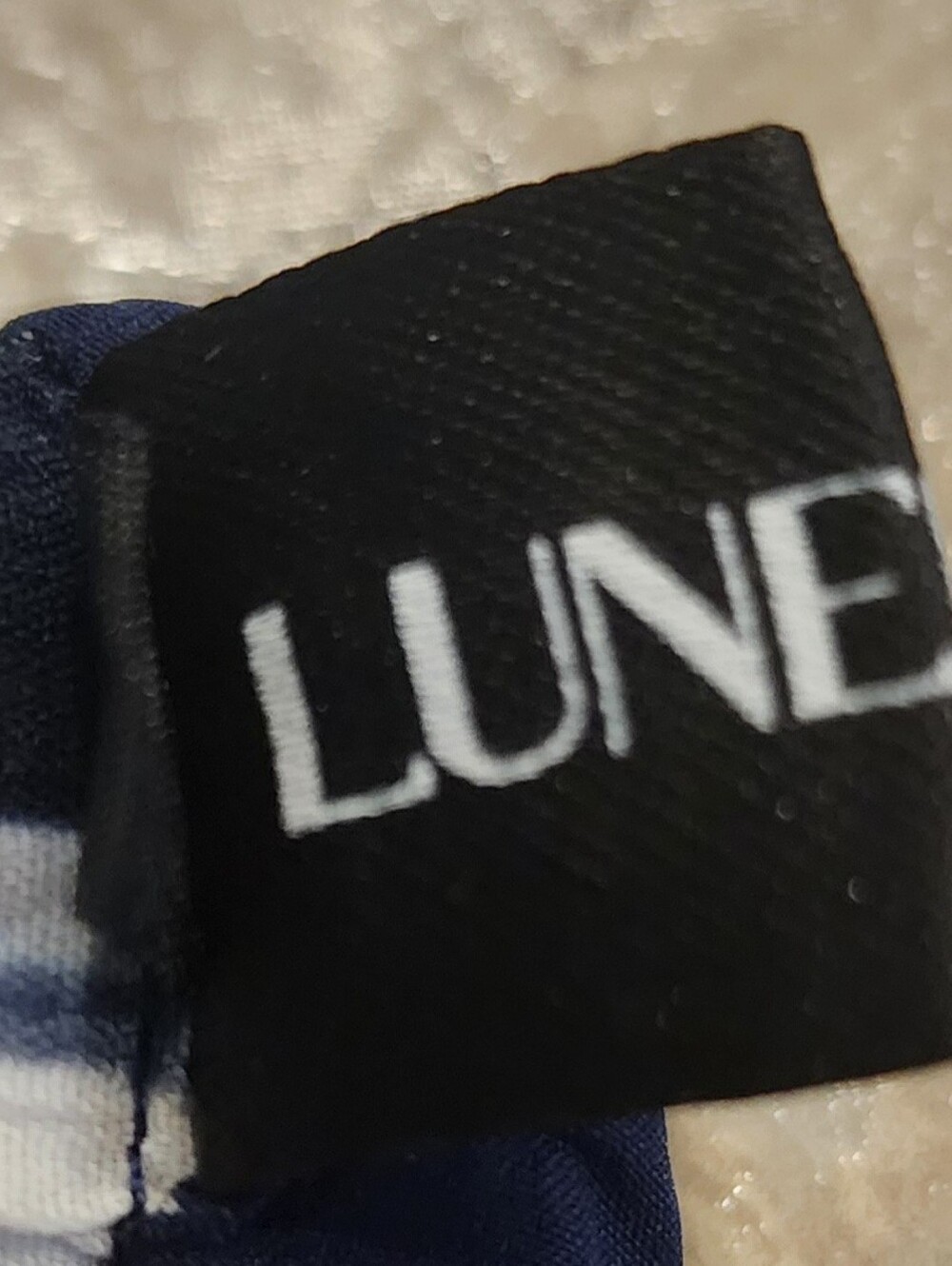 Lunemuse Navy and White Striped Maxi Skirt - Picture 8 of 10